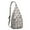 Grey-24, variant on Farmhouse Chicken Print Canvas Sling Bag - Retro Rooster & Eggs Crossbody Shoulder Pack for Men/Women, Cute Farm-Themed Casual Daypack (Rustic Chick Coop Design, Lightweight & Durable)