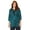 Emerald Green Graphic Scroll, variant on Women's Plus Size Dream Drape Embellished Kurta Tunic