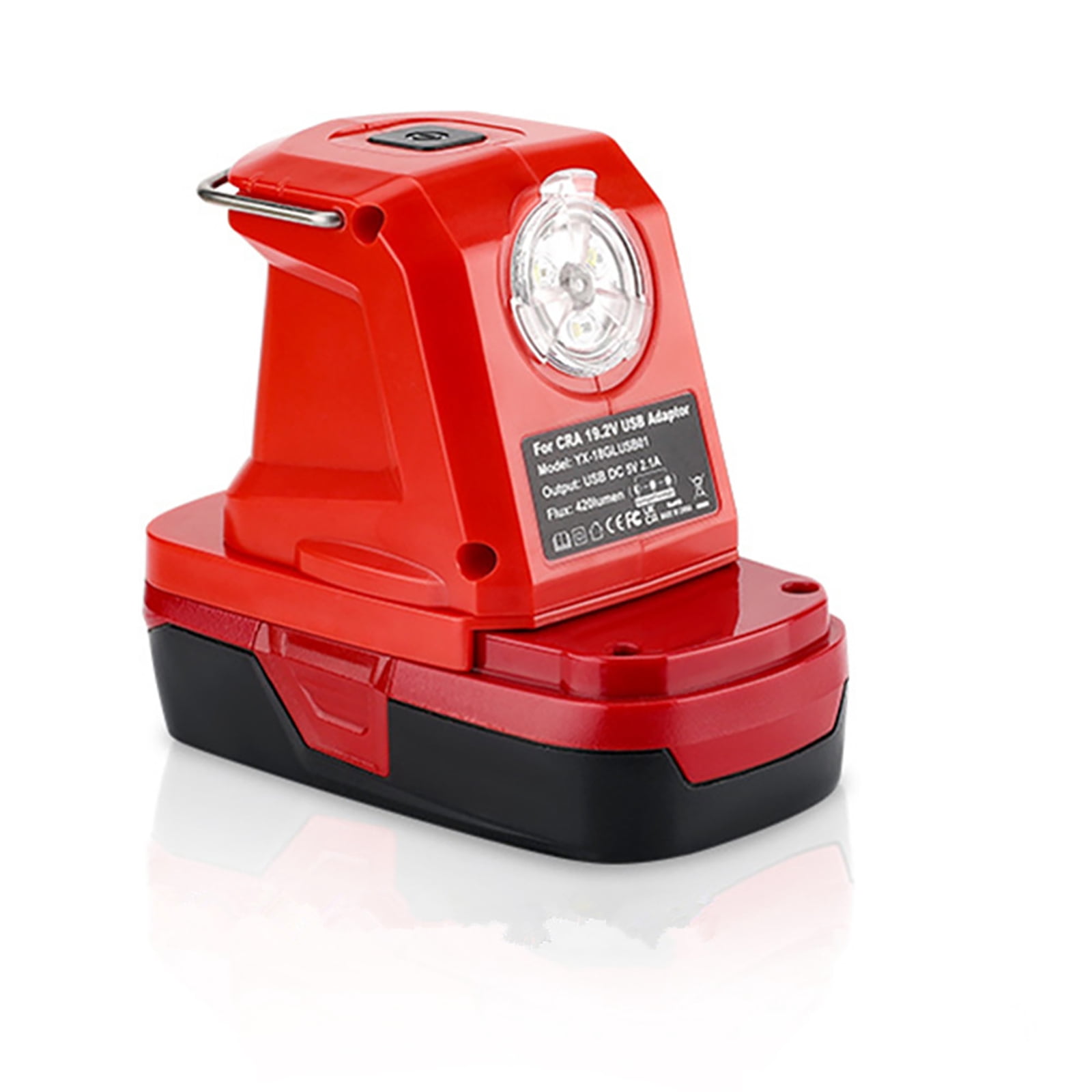 Multi-functional Charger Adapter with LED Dual USB Output Power Bank for Craftsman 19.2V Ni-cd Battery