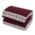 thumbnail image 3 of Chic Home Mason 8-Piece Applique Comforter Set, King, Burgundy, 3 of 7