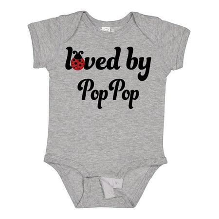 

Inktastic Loved by Pop Pop Gift Baby Boy or Baby Girl Bodysuit