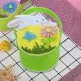 thumbnail image 2 of LSLJS Easter Bunny Baskets, Easter Decoration Non-Woven Rabbit Design Easter Eggs Basket with Handle Easter Egg Hunt Candy Treat Tote Bags Spring Decor Handbag Storage Container Gift Bags for Kids, 2 of 7