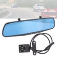 thumbnail image 5 of Luqeeg Cámara de Tablero de Espejo Retrovisor, Cámara de Espejo Retrovisor Inteligente Full HD con Pantalla de 4,3 Pulgadas, 1080P, Gran Angular de 170°, Tecnología WDR, Sensor G, 5 of 5