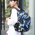 thumbnail image 2 of Lenago Camo Backpack for Men & Women Durable Daypack Water-Resistant Daypack for School Hiking Lightweight Rucksack in Multi-Colors, 2 of 10