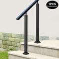thumbnail image 5 of 29.53in Deck Balusters Metal Spindles Staircase Railing Column Iron Garden Fence, 5 of 12