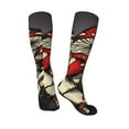 thumbnail image 4 of Balery Red Mushrooms Printed Novelty Socks Men's Women's Crew Socks Sports Socks Knee High Socks Cotton Socks Quirky and Cool Socks, 4 of 9