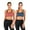 Watermelon Red+Blue, variant on DODOING 2 Pack High Impact Support Sport Bra Activewear Fitness Sports Bra Juniors Seamless Workout Yoga Bra Gym