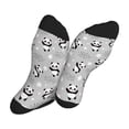 thumbnail image 5 of KLL Pandas Between Clouds and Stars Print Cool Socks Men's Women's Crew Socks Funny Crazy Novelty Stockings, 5 of 7