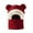 Brick Red, variant on Krdevn Kids Winter Scarf Hat Thickened Windproof Ear for Boys and Girls Ages,Size:3-7 Years