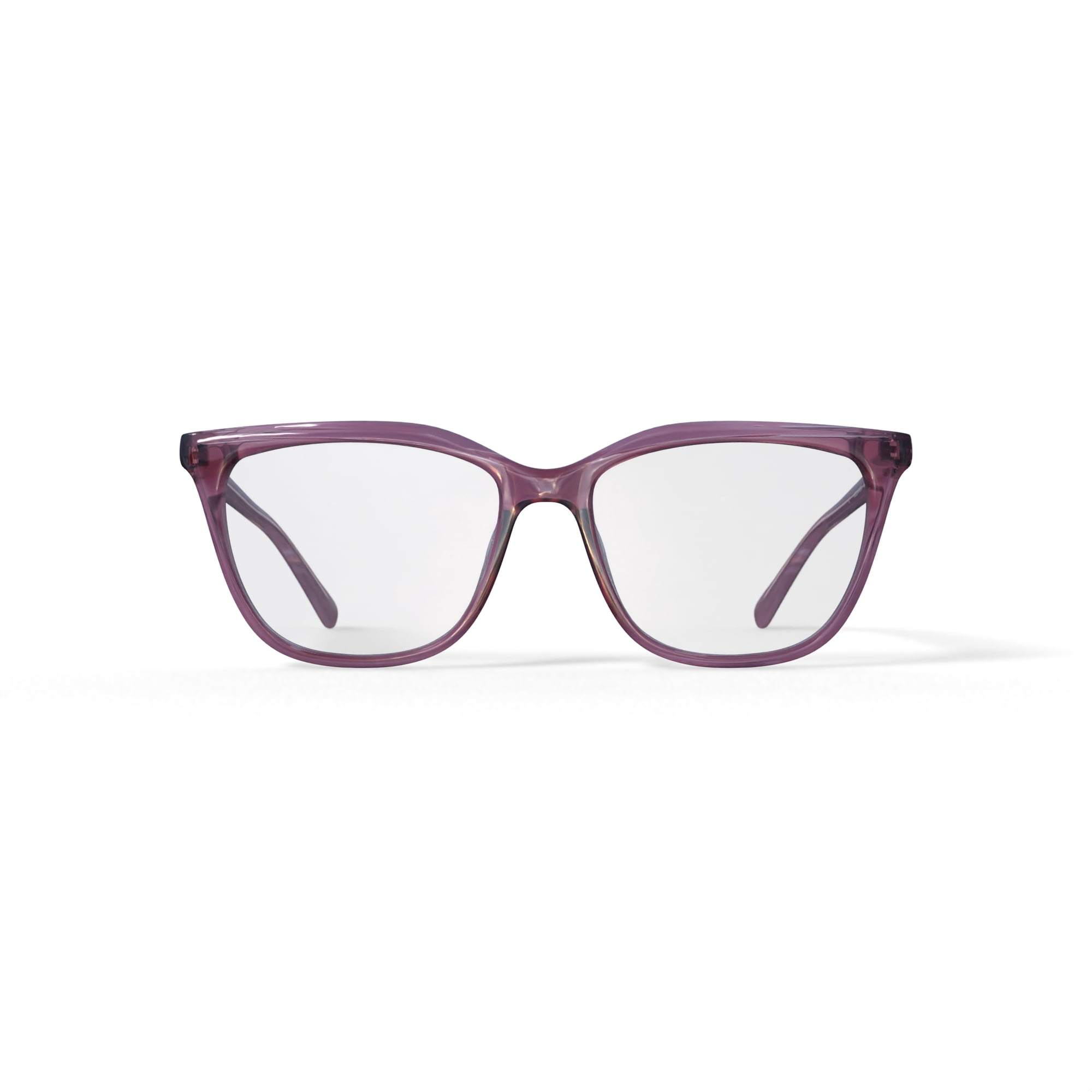 Walmart Women's Krysti Square Prescription Eyeglasses with Case, Brown Crystal