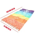 thumbnail image 1 of Towel Rainbow Blanket Yoga Mat Beach Tapestry Hanging Home Textiles for Versatile Use and Stylish, 1 of 7