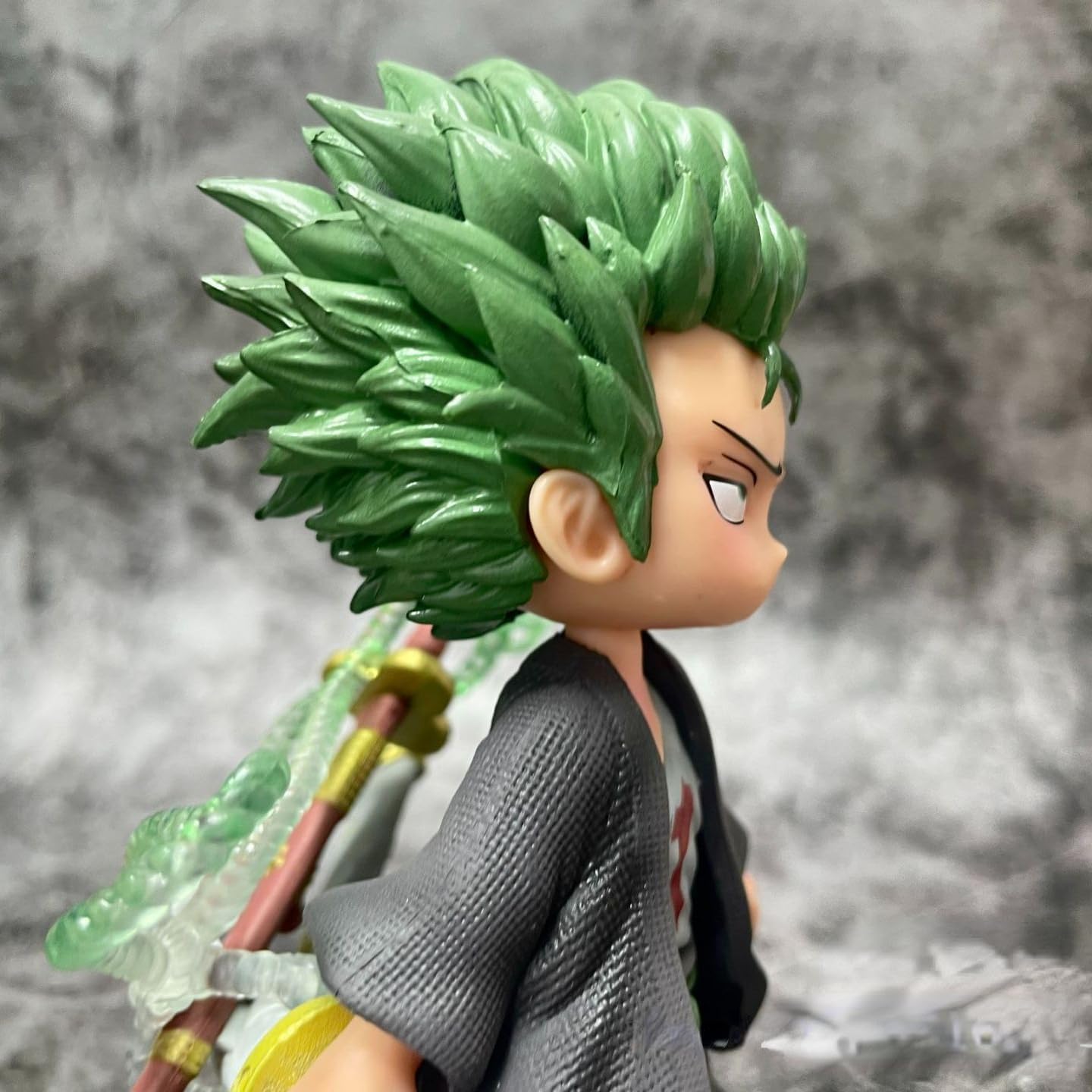 Newly Zoro Figure Q Version Sauron Roronoa Zoro Figures 15cm/5.9inch Handmade Figure Desktop Ornaments PVC Action Statue Model Figure