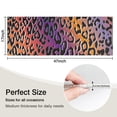 thumbnail image 5 of Purple and Orange Of Leopard Print Kitchen Rug Mat,Kitchen Runner Rugs Non Skid Washable,Decorative Kitchen Floor Mats for Kitchen,Sink,Laundry,17"X47", 5 of 5