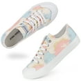 thumbnail image 4 of JENN ARDOR Women's Canvas Shoes Low-Top Lace-Up Flats Fashionable and Comfortable Sneakers, 4 of 8