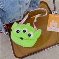 thumbnail image 1 of Disney-bolsas de felpa de Alien para niños y niñas, bolso de hombro de felpa de dibujos animados, bonito Oso de fresa, llaves de peluche suaves, monedero, regalos de cumpleaños, 1 of 4