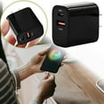 thumbnail image 2 of Black Port USB Travel Power Adapter Global Mobile Phone Charger US International Block Cube Plug For IPhone And IPad, 2 of 6