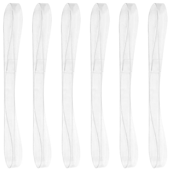 WHAMVOX 20pcs Detachable Heel Shoes Straps Clear Shoes Straps Women Shoe Straps for Heels