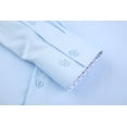 thumbnail image 4 of Alex Vando Mens Dress Shirts Regular Fit Long Sleeve Stretch Business Dress Shirts for Men, 4 of 5
