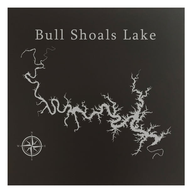Upper Bull Shoals Lake Map