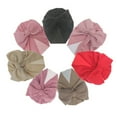 thumbnail image 3 of Baby Hats Girls Big Bow Turban Hat Newborn Photography Props Infant Baby Beanie, 3 of 14