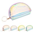 thumbnail image 2 of Coofit Coin Purse Short Holographic Zipper Closure Coin Pouch Coin Wallet Makeup Pouch, 2 of 7
