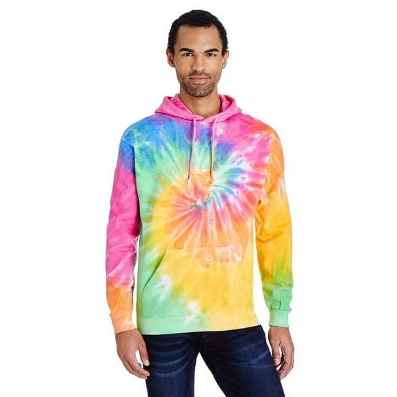 Adult Tie-Dyed Pullover Hooded Sweatshirt - ETERNITY - M
