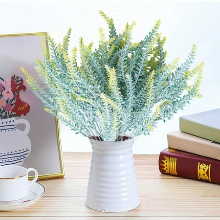 En Oferta Jaskfly Flocked Artificial Plants - Faux Flower Bouquets With Lifelike Silk Fabric For Home Decor &Amp; Wedding Embellishments (Yellow)