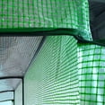 thumbnail image 5 of Miekor Furniture 7' x 3' x 7' Lean to Greenhouse, Walk-In Green House, Plant Nursery with 2 Roll-up Doors and Windows, PE Cover and 3 Wire Shelves, Green No.9796, 5 of 8