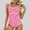 a000_Pink, variant on Vetsdori Tankini Bathing Suits for Women One Piece Swimwear Floral Print,Strap Summer Womens Swimsuits Outfits