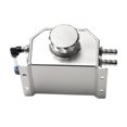 thumbnail image 4 of Silver Aluminum Radiator Coolant Overflow Bottle Recovery Water Tank Reservoir, 4 of 4