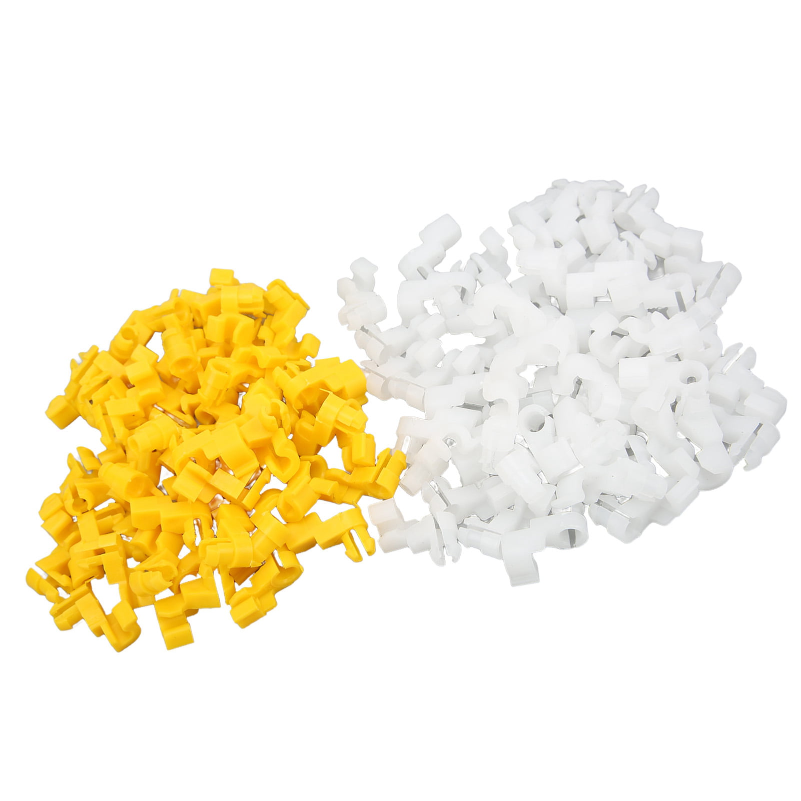 100pcs Door Lock Rod Clip Yellow White Replacement For Camry Celica For Auto - Walmart.com