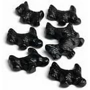 Scottie Dogs Black Licorice By GIMBALS Candy - 1 LB BAG - BULK- FREE SHIPPING