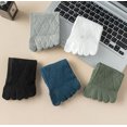 thumbnail image 3 of Summer Men's Five Toe Socks Solid Color Diamond Patterned Short Socks Mesh Breathable Toe Socks Five Toed Split Toe Men's Socks, 3 of 5