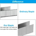 thumbnail image 3 of Uxcell 23/24 Staples for Stapler, 2Box 2000pcs 7/8" Leg Clinch Chisel Point Staples, 3 of 7