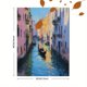 thumbnail image 3 of Qisvanset 12x16 Inch Abstract Cityscape Canvas Print Wall Art, 3 of 5