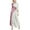Pink, variant on 2025 Fall Fashion Dress for Women Elegant Long Sleeve Color Block Maxi Dress Mock Neck Pleated Wedding Guest Maxi Dresses (White,L)