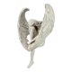 thumbnail image 2 of 2x Estatuil de estatua de án de resina, , adornos decorativos de redención, decoración de estatua sentada para jardín, porche, Gloria Estatuas de ángeles, 2 of 8