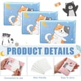 thumbnail image 3 of 24 Packs Travel Size Tissue Pocket Slim Pack Facial 3 Ply Wallet Size Pocket Tissues for Travel Wedding Party Favors, 6 Styles(Cat), 3 of 5