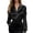 Black, variant on LIUJUNSHOP Soft Breathable Stretch Satin Silk Button Down Shirts for Women Long Sleeve Leopard Blouses Work Dress Tops