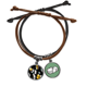 thumbnail image 1 of Granos patrón Graffiti Arte ilustración Pulsera Cuerda Mano Cadena Cuero Dinero Pulsera Unbranded  M, 1 of 2