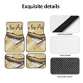 thumbnail image 4 of Disketp We Live for Adventure for Crystal Velvet Car Mats Four-Piece Set,All-Season Automotive Protection, Vehicles, Cars, Trucks, and SUVs,Anti-Slip Design, 4 of 7