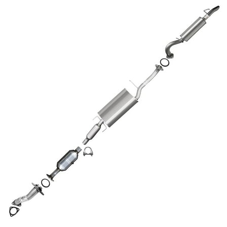 Exhaust Front Pipe, Catalytic , Muffler & Resonator Fits 2009-2012 Ford Escape 2.5L - Direct Fit