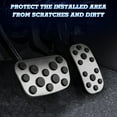 thumbnail image 4 of Xotic Tech Aluminum Non-Slip Accelerator & Brake Paddle Foot Pedal Pad Cover Replacement Protector with Rubber Handle, Compatible with Toyota Corolla & Corolla Cross 2020-2023 (Silver), 4 of 9