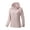 Pink, variant on UPF 50 Hoodie for Women, Removable Hooded Long Sleeve Fishing Hiking Cycling Jacket, Breathable Moisture Wicking