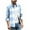#140-Sky Blue, variant on Men's Casual Cotton Flannel Plaid Overshirt Jacket - Long Sleeve Button-Down, Warm Comfortable Fabric, Fall Winter Layering & Outdoor Wear