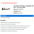 thumbnail image 2 of Left Outer Tie Rod End - Compatible with 2014 - 2019 Acura MDX 2015 2016 2017 2018, 2 of 2