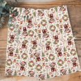 thumbnail image 4 of Christmas Kitchen Towels Set of 2, Water Absorbent Dish Towel, Elk Xmas Tree Wreath Balls Bell Decorative Hand Towels - Quick Drying Cloth for Cooking Baking, 18x28 Inch, 4 of 8