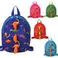 thumbnail image 1 of blue Mochila escolar para niños Mochila de dinosaurio Mochila bandolera, 1 of 5