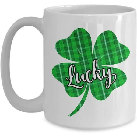

St. Patrick s Day Irish Lucky Coffee Mug Gift Idea For Him Her Women Men Good Luck Tea Cup