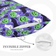 thumbnail image 3 of Naloa Cute Halloween Pillowcase, Throw Pillowcase, Wrinkle-Free, Stain-Resistant with Hidden Zipper for Bedroom Sofa-14"x20", 3 of 6